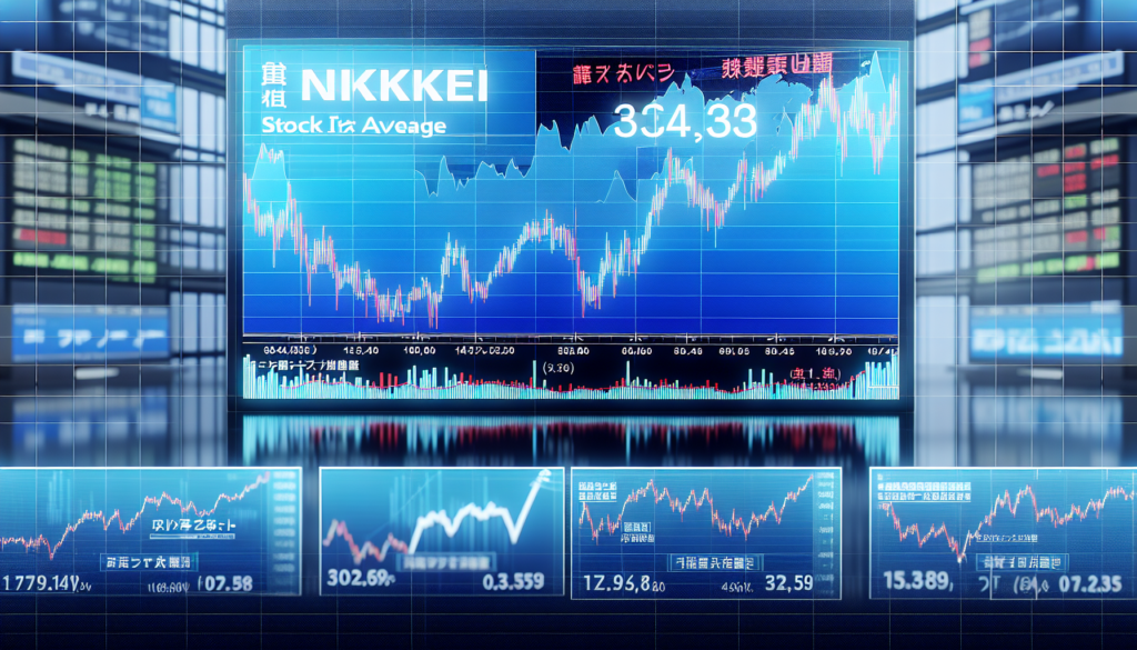 日経平均とTOPIX、先物の比較を示す日本株市場のイメージ