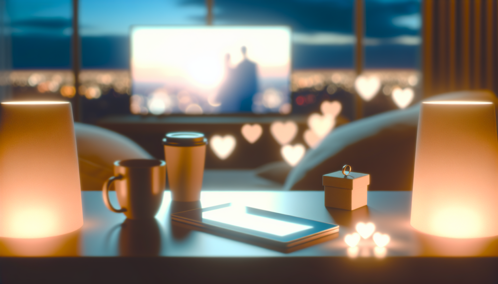 『102回目のプロポーズ』と『101回目のプロポーズ』の関係を調べる記事向けに、恋愛ドラマを連想させる上品で少しノスタルジックな雰囲気を表現したビジュアル。テレビと配信を想起させる要素が落ち着いた色調でまとめられている。